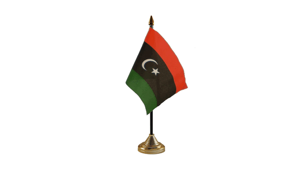 Libya New (Kingdom) Table Flags
